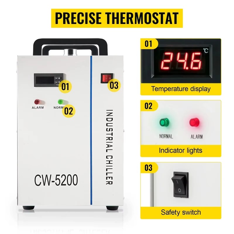 【Industrial】SIHAO Industrial W - Laser Industrial Chiller review and price
