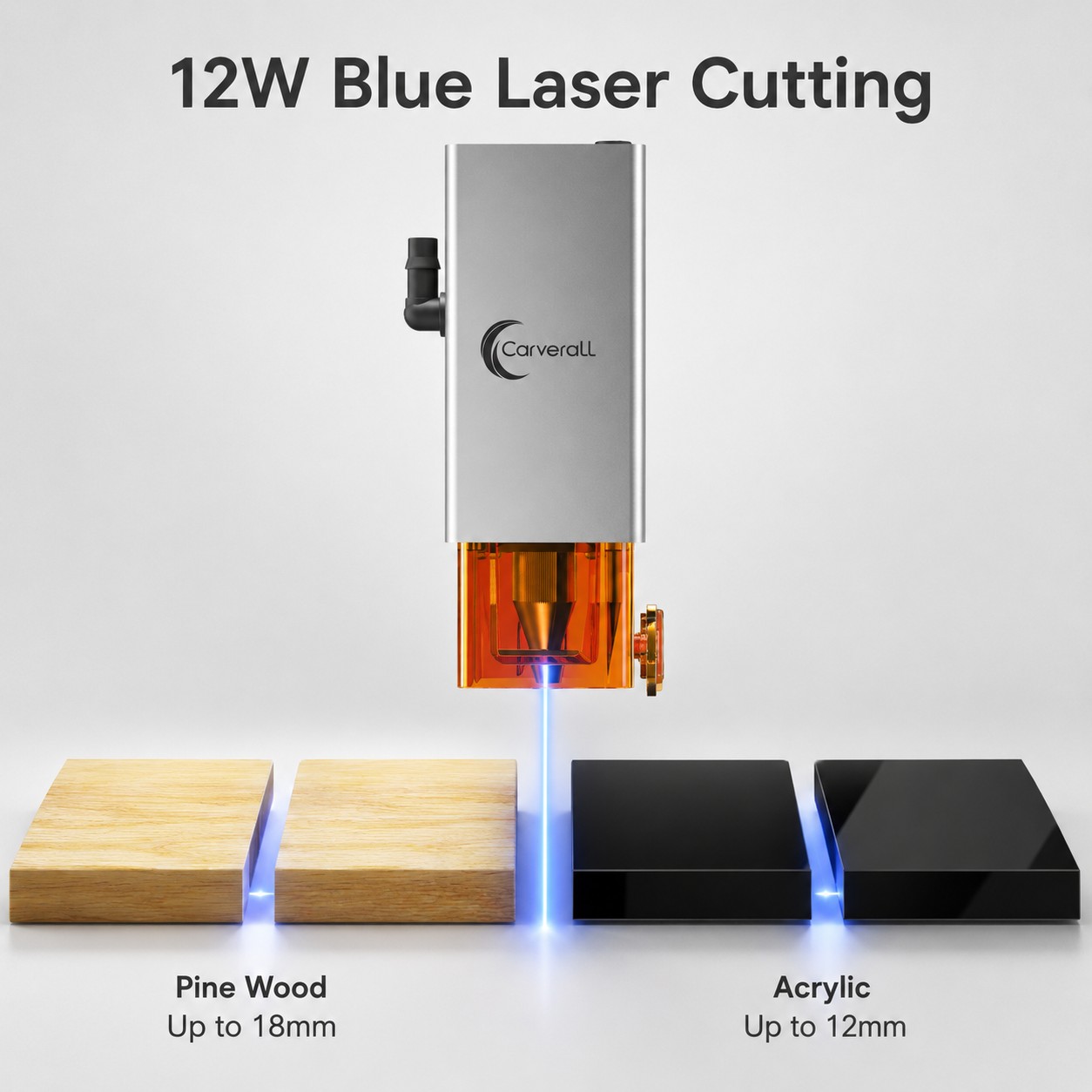 K15 PRO 12W Laser Engraver Cut - Industrial Laser Engraver review and price