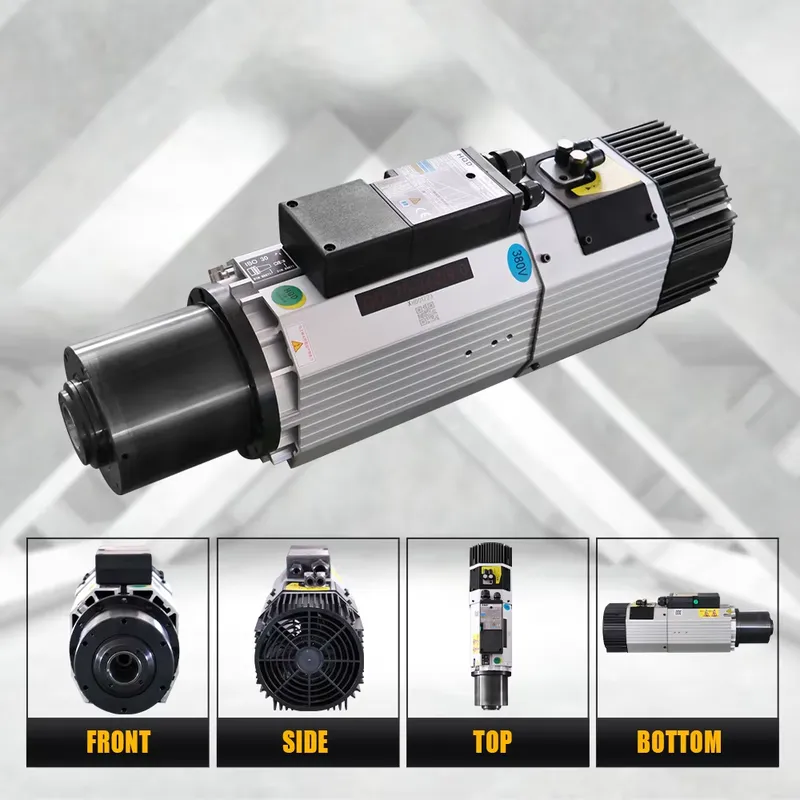 AP01 9KW ISO30 Air Cooled ATC  - Cnc Spindle Motor review and price